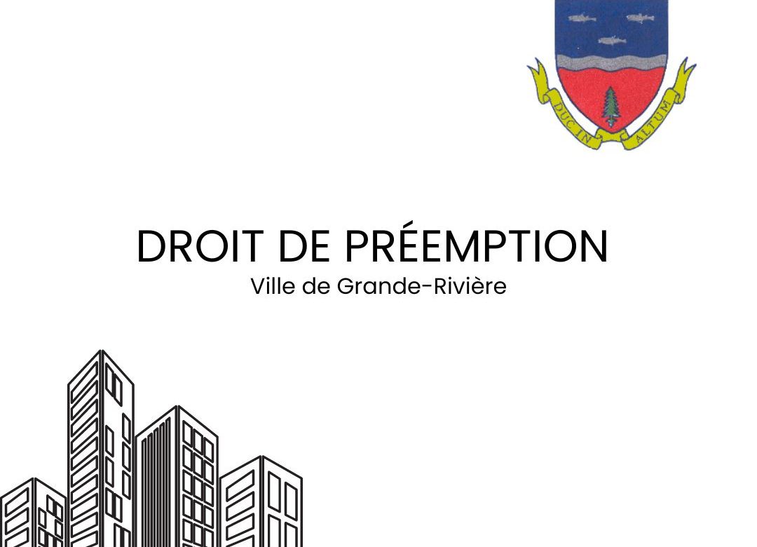DROIT DE PRÉEMPTION